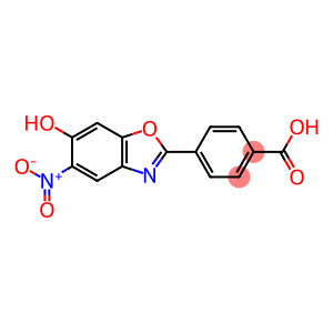 BENZOIC ACID, 4-(6-HYDROXY-5-NITRO-2-BENZOXAZOLYL)-