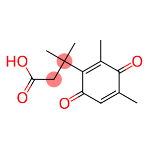 3-(3',6'-dioxo-2',4'-dimethylcyclohexa-1',4'-diene)-3,3-dimethylpropionic acid