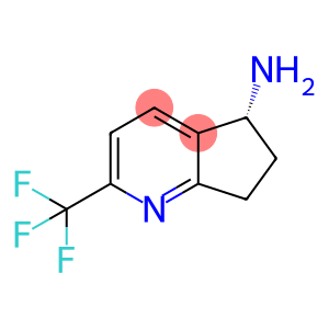 5H-Cyclopenta[b]pyridin-5-amine, 6,7-dihydro-2-(trifluoromethyl)-, (5R)-