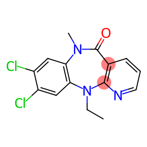 5H-Pyrido[2,3-b][1,5]benzodiazepin-5-one, 8,9-dichloro-11-ethyl-6,11-dihydro-6-methyl-