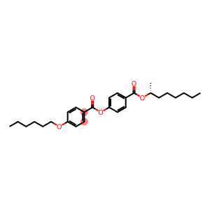 BENZOIC ACID, 4-(HEXYLOXY)-, 4-[[[(1R)-1-METHYLHEPTYL]OXY]CARBONYL]PHENYL ESTER