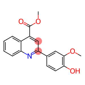 2-(4-Hydroxy-3-methoxy-phenyl)-quinoline-4-carboxylic acid methyl ester