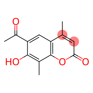 6-acetyl-7-hydroxy-4,8-dimethyl-2-chromenone