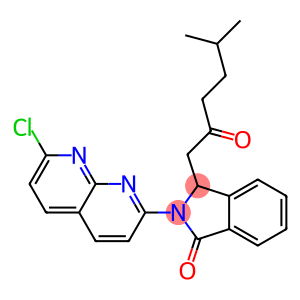 2-(7-氯-1,8-萘啶-2-基)-3-(5-甲基-2-氧代己基)异吲哚啉-1-酮