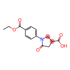 1-[4-(ethoxycarbonyl)phenyl]-5-oxopyrrolidine-3-carboxylic acid