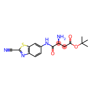 Butanoic acid, 3-amino-4-[(2-cyano-6-benzothiazolyl)amino]-4-oxo-, 1,1-dimethylethyl ester, (3S)-