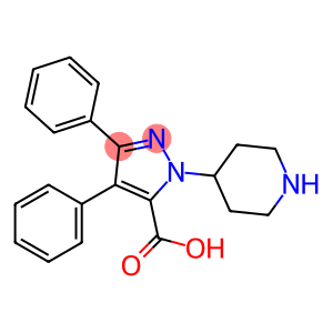 1-(piperidin-4-yl)-3,4-diphenyl-1H-pyrazol-5-carboxylic acid