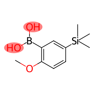(2-methoxy-5-(trimethylsilyl)phenyl)boronic acid