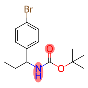 Carbamic acid, N-[1-(4-bromophenyl)propyl]-, 1,1-dimethylethyl ester