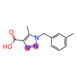 5-甲基-1-(3-甲基苄基)-1H-1,2,3-三唑-4-羧酸