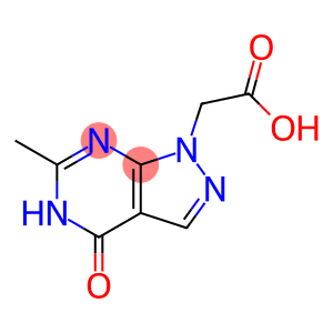 1H-Pyrazolo[3,4-d]pyrimidine-1-acetic acid, 4,5-dihydro-6-methyl-4-oxo-