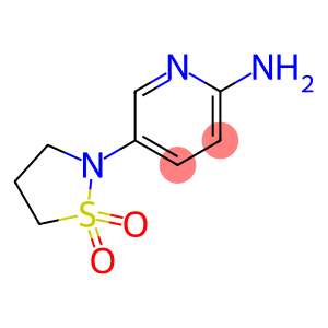 2-(6-aminopyridin-3-yl)-1lambda6,2-thiazolidine-1,1-dione