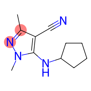 5-(环戊基氨基)-1,3-二甲基-1H-吡唑-4-腈