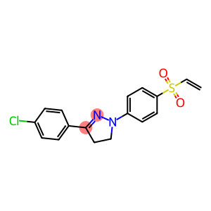 3-(4-chlorophenyl)-4,5-dihydro-1-[4-(vinylsulphonyl)phenyl]-1H-pyrazole