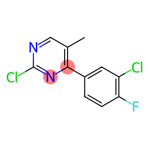 2-chloro-4-(3-chloro-4-fluorophenyl)-5-methylpyrimidine