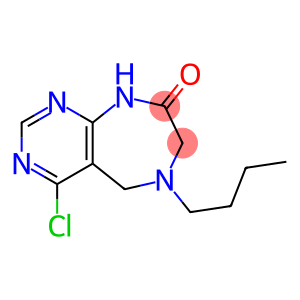 8H-Pyrimido[4,5-e][1,4]diazepin-8-one, 6-butyl-4-chloro-5,6,7,9-tetrahydro-