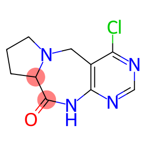 4-chloro-7,8,9,9a-tetrahydro-5H-pyrimido[4,5-e]pyrrolo[1,2-a][1,4]diazepin-10(11H)-one