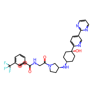 N-(2-((S)-3-((trans-4-反式-4-羟基-4-(5-(嘧啶-2-基)吡啶-2-基)环己基)氨基)吡咯烷-1-基)-2-oxoethyl)-3-(三氟甲基)苯甲酰胺