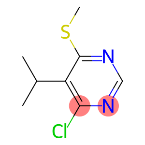 4-Chloro-5-isopropyl-6-(methylthio)pyrimidine