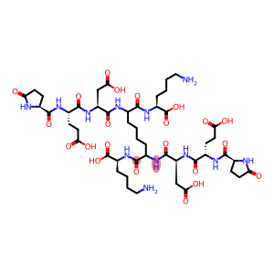 L-Lysine, N2,N7-bis(5-oxo-L-prolyl-L-α-glutamyl-L-α-aspartyl)-(2S,7S)-2,7-diaminooctanedioylbis-