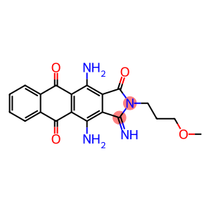 1H-Naphth[2,3-f]isoindole-1,5,10-trione, 4,11-diamino-2,3-dihydro-3-imino-2-(3-methoxypropyl)-