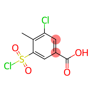 Benzoic acid, 3-chloro-5-(chlorosulfonyl)-4-methyl-