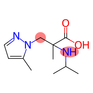 2-(异丙基氨基)-2-甲基-3-(5-甲基-1H-吡唑-1-基)丙酸