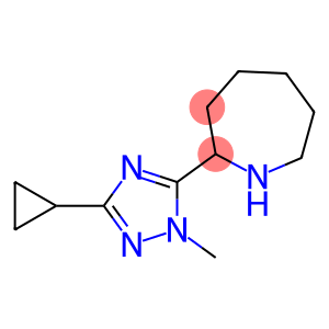 2-(3-Cyclopropyl-1-methyl-1h-1,2,4-triazol-5-yl)azepane