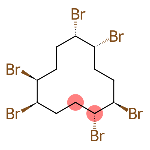 (1RS,2RS,5RS,6SR,9SR,10RS)-1,2,5,6,9,10-Hexabromocyclododecane