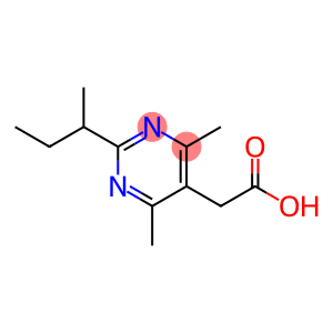 5-Pyrimidineacetic acid, 4,6-dimethyl-2-(1-methylpropyl)-