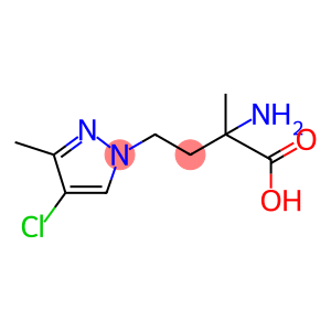 2-Amino-4-(4-chloro-3-methyl-1h-pyrazol-1-yl)-2-methylbutanoic acid