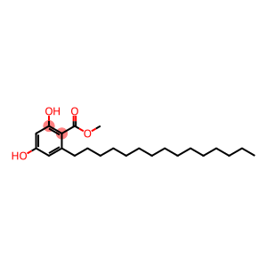 2,4-dihydroxy-6-pentadecylbenzoic acid methyl ester