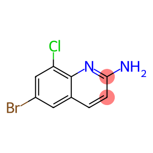 6-Bromo-8-chloroquinolin-2-amine