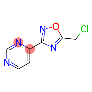 4-[5-(chloromethyl)-1,2,4-oxadiazol-3-yl]pyrimidine