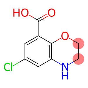 6-Chloro-3,4-dihydro-2H-1,4-benzoxazine-8-carboxylic acid