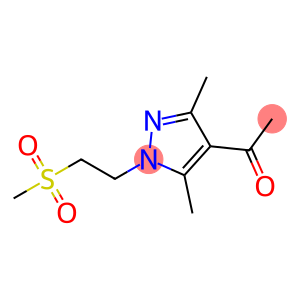 1-[1-(2-methanesulfonylethyl)-3,5-dimethyl-1H-pyrazol-4-yl]ethan-1-one