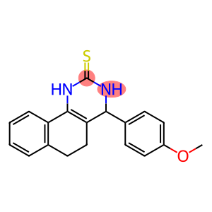 4-(4-methoxyphenyl)-3,4,5,6-tetrahydrobenzo[h]quinazoline-2(1H)-thione