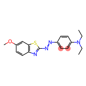 Benzenamine,N,N-diethyl-4-[(6-methoxy-2-benzothiazolyl)azo]-