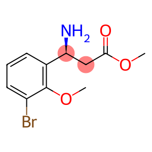 METHYL (3S)-3-AMINO-3-(3-BROMO-2-METHOXYPHENYL)PROPANOATE