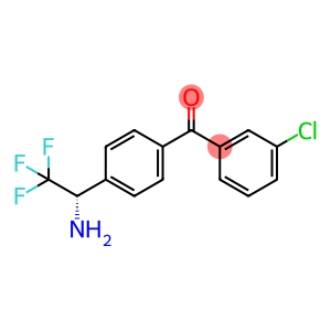 4-((1S)-1-Amino-2,2,2-trifluoroethyl)phenyl 3-chlorophenyl ketone