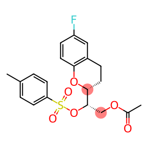 1,2-Ethanediol, 1-[(2R)-6-fluoro-3,4-dihydro-2H-1-benzopyran-2-yl]-, 2-acetate 1-(4-methylbenzenesulfonate), (1S)-