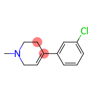 Pyridine, 4-(3-chlorophenyl)-1,2,3,6-tetrahydro-1-methyl-