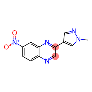 Quinoxaline, 2-(1-methyl-1H-pyrazol-4-yl)-7-nitro-