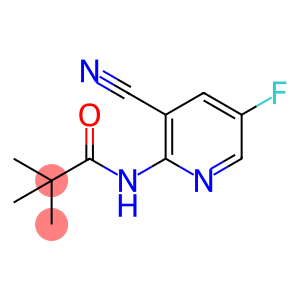 N-(3-cyano-5-fluoropyridin-2-yl)-2,2-dimethylpropanamide