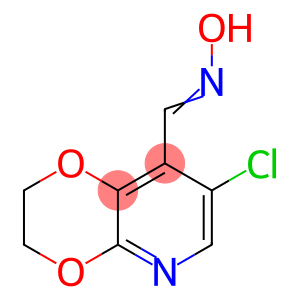 7-Chloro-2,3-dihydro-[1,4]dioxino-[2,3-b]pyridine-8-carbaldehyde oxime
