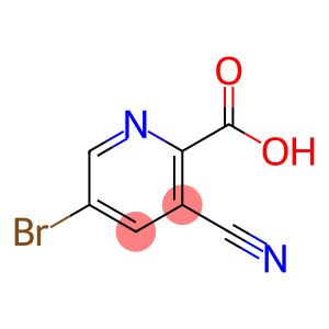 5-溴-3-氰基皮考啉酸