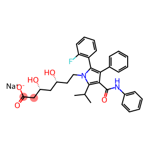 sodium:(3R,5R)-7-[2-(2-fluorophenyl)-3-phenyl-4-(phenylcarbamoyl)-5-propan-2-ylpyrrol-1-yl]-3,5-dihydroxyheptanoate