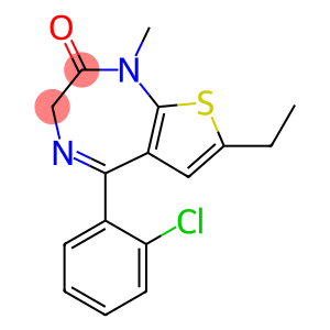 5-(2-chlorophenyl)-7-ethyl-1-(trideuteriomethyl)-3H-thieno[2,3-e][1,4]diazepin-2-one