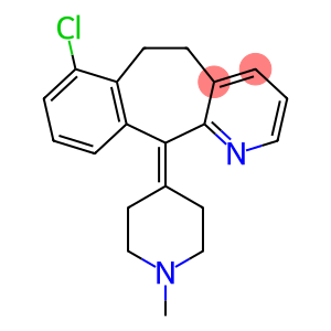 5H-Benzo[5,6]cyclohepta[1,2-b]pyridine, 7-chloro-6,11-dihydro-11-(1-methyl-4-piperidinylidene)-