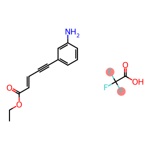 (E)-5-(3-AMinophenyl)-2-penten-4-ynoic Acid Ethyl Ester Trifluoroacetic Acid Salt